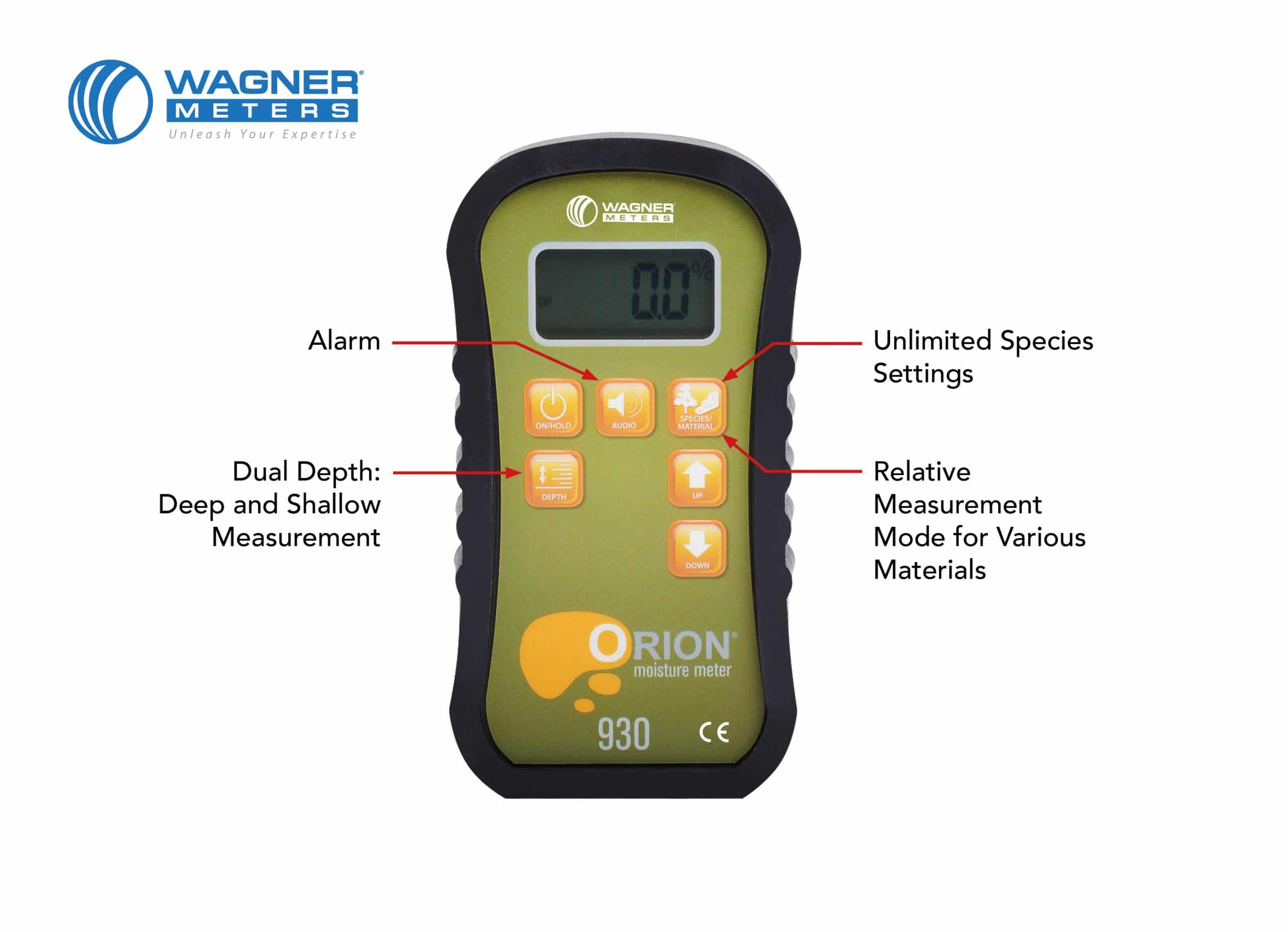 Orion 930 pinless wood moisture meter